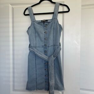 Rewash Light Blue Denim Mini Dress